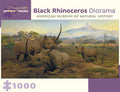 Rinoceronte Negro Diorama Rompecabezas Pomegranate 1000 Pzas