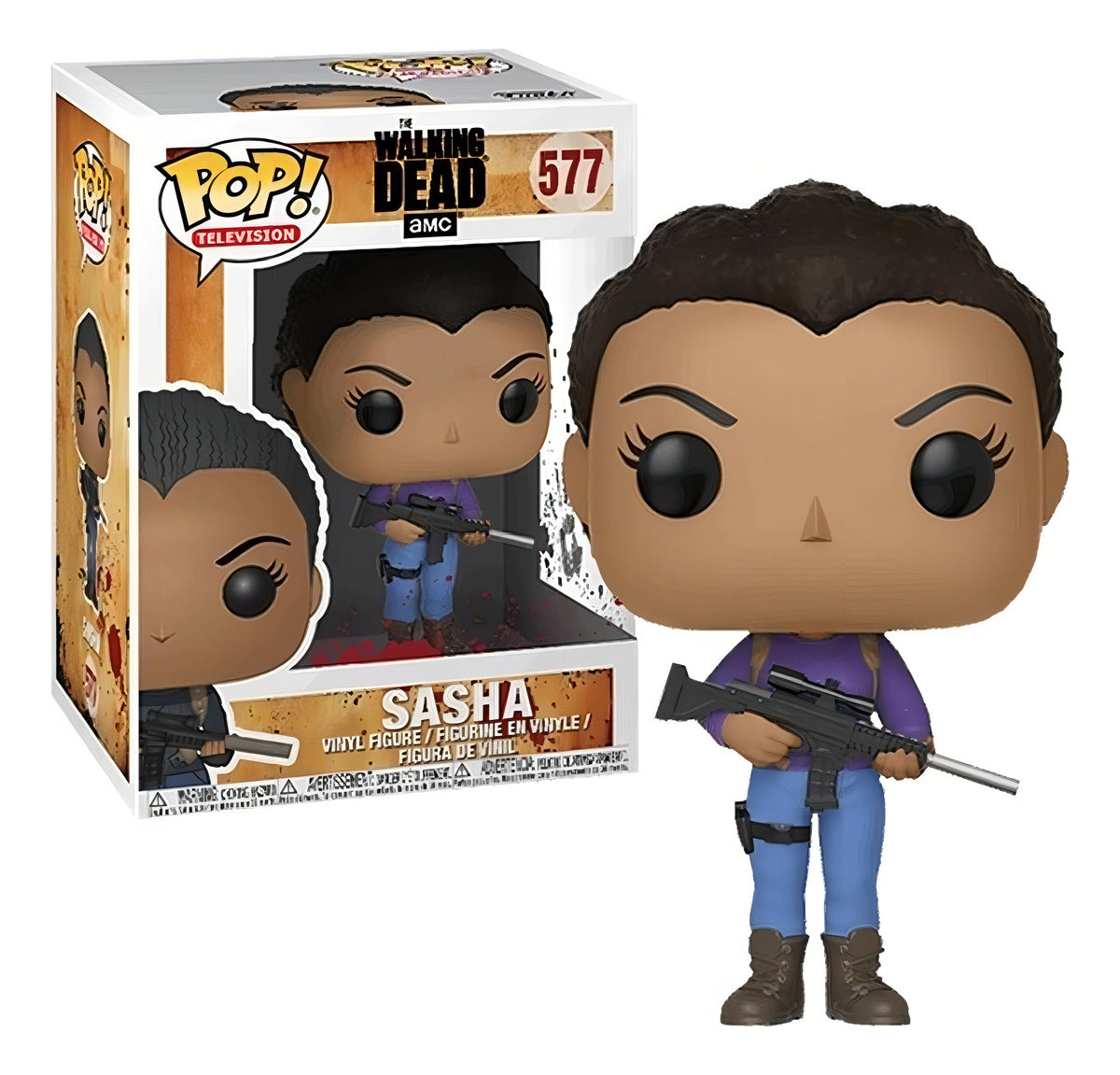 Sasha 57 Pop Funko The Walking Dead (x Avariada)