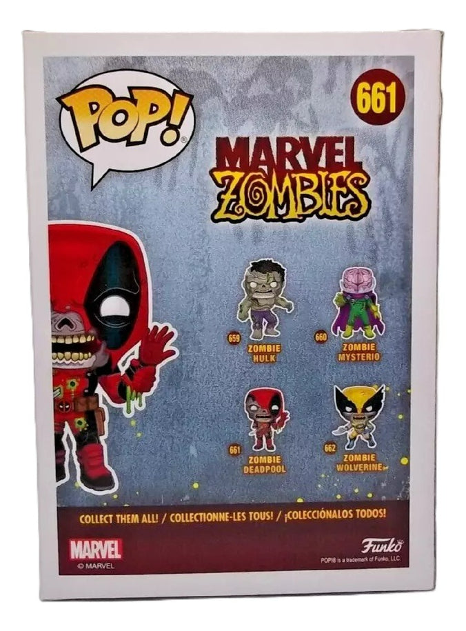 Funko Pop! Zombie Deadpool #661 Marvel Original Vinilo