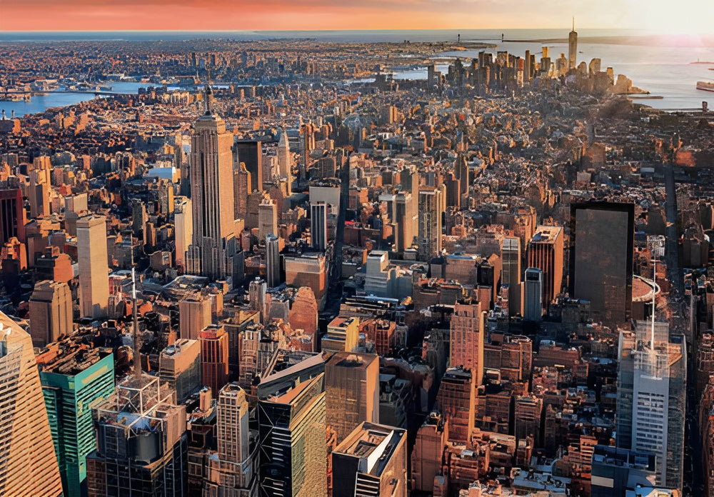 Amanecer En Nueva York Rompecabezas 1000 Pz Clementoni