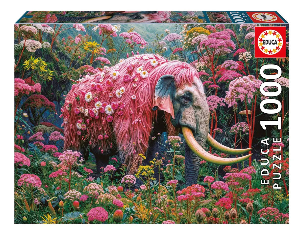 Rompecabezas 1000 Piezas Elefante Floral Educa