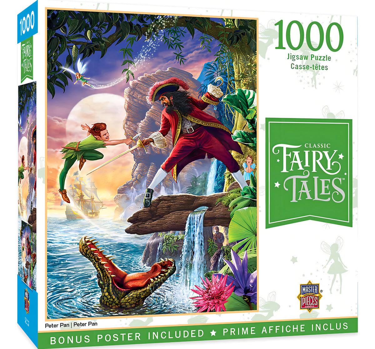 Rompecabezas Peter Pan Garfio Wendy 1000 Pz Masterpieces