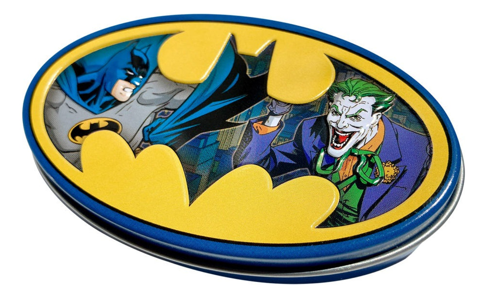 Display Lata De Dulces Dc Comic Batman Nemesis 12 Piezas
