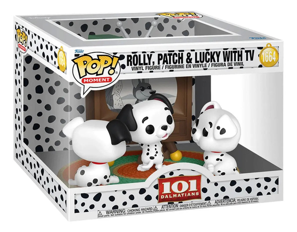 Funko Pop! Moment: Disney 101 Dalmatas - Rolly, Patch Y Lucky