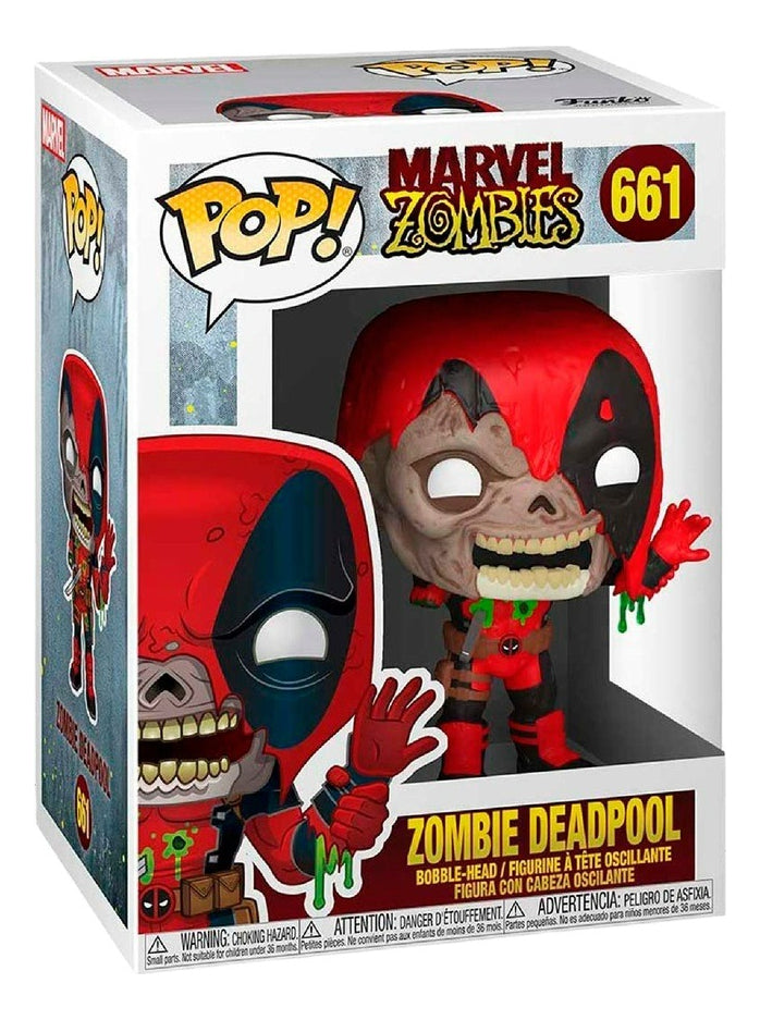 Funko Pop! Zombie Deadpool #661 Marvel Original Vinilo