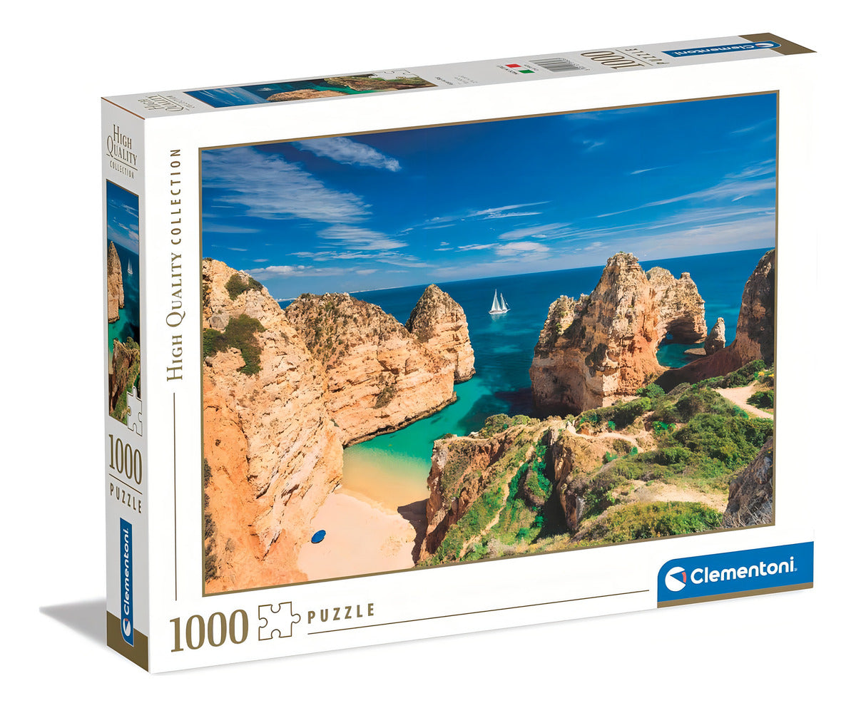 Rompecabezas Adultos 1000 Piezas Paisaje Bahía De Algarve