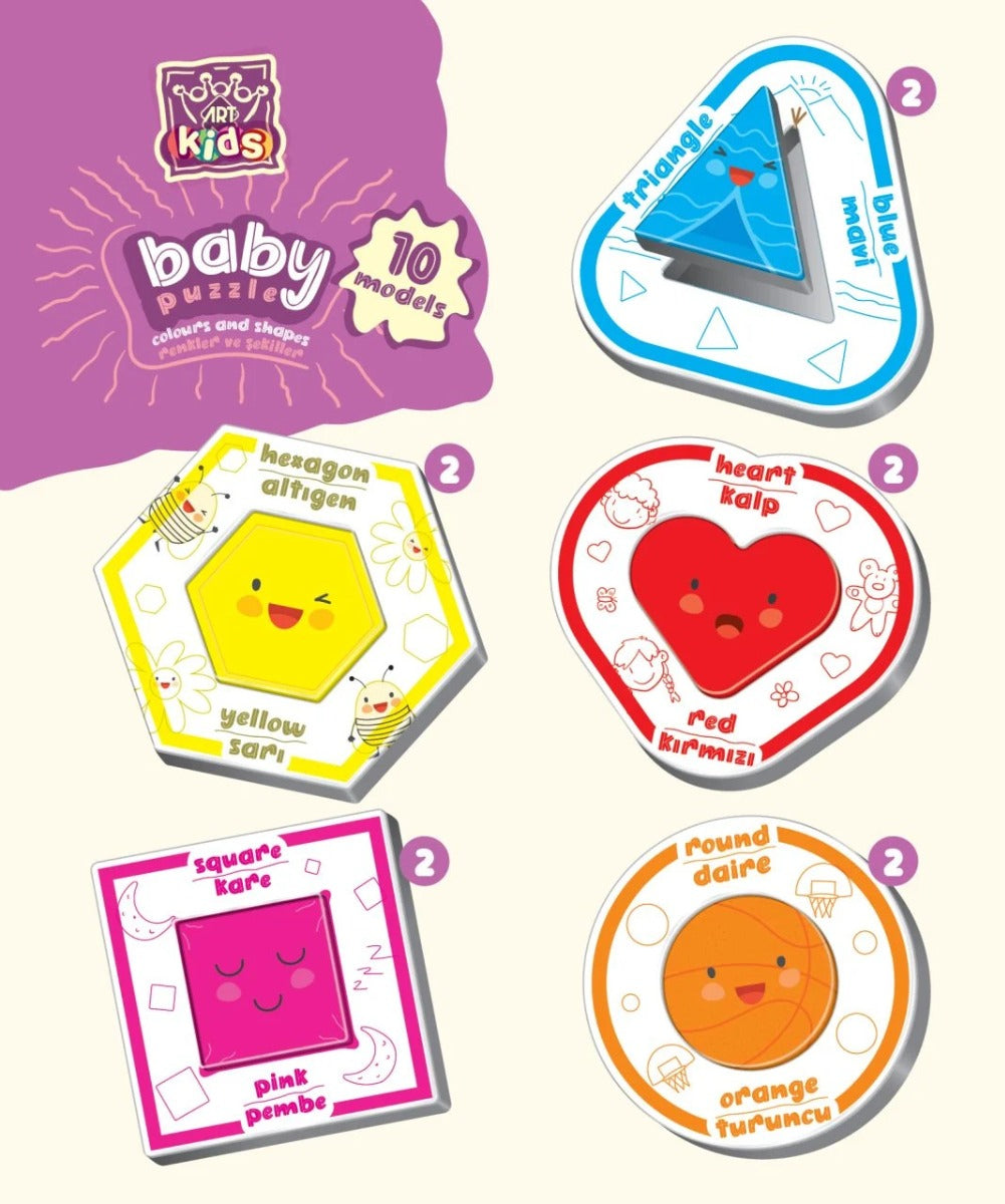 Baby Puzzle Colores Y Formas Rompecabezas Art Puzzle 5823