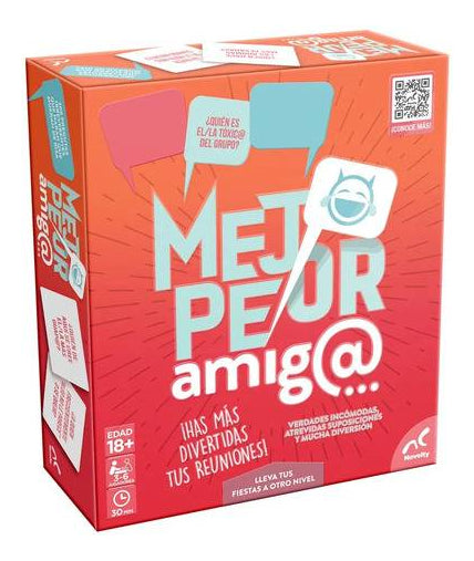 Juego De Mesa Mejor Peor Amigo 200 Preguntas Novelty