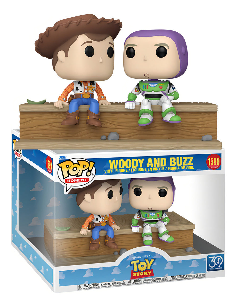 Funko Pop! Moments: Toy Story - Woody Y Buzz