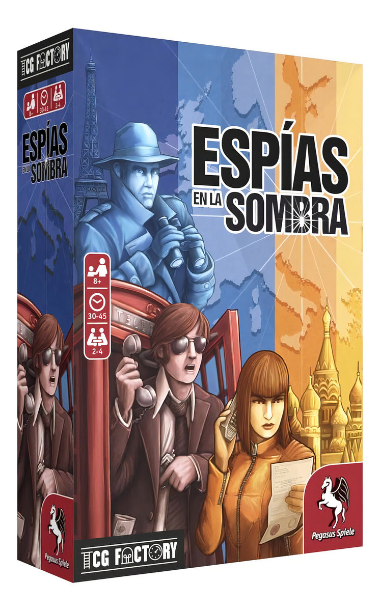 Juego De Estrategia Espías En La Sombra Tcg Factory Edición Español