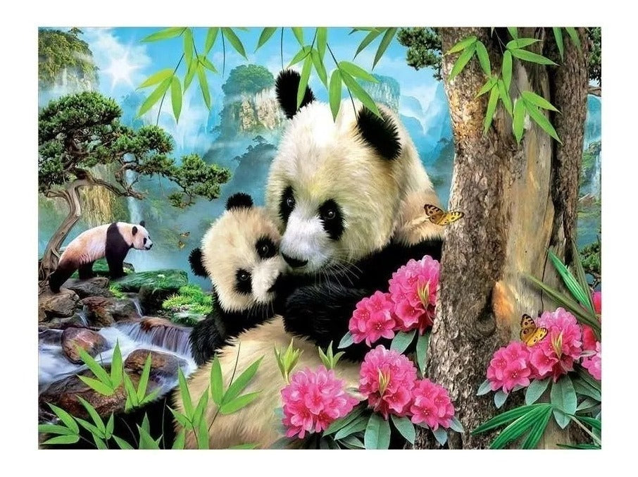 Rompecabezas Educa Borras 1000 Piezas Panda Horizontal 68x48cm