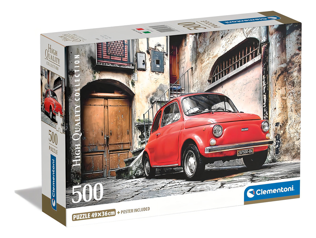 Puzzle Clementoni Auto Rojo De 500 Piezas