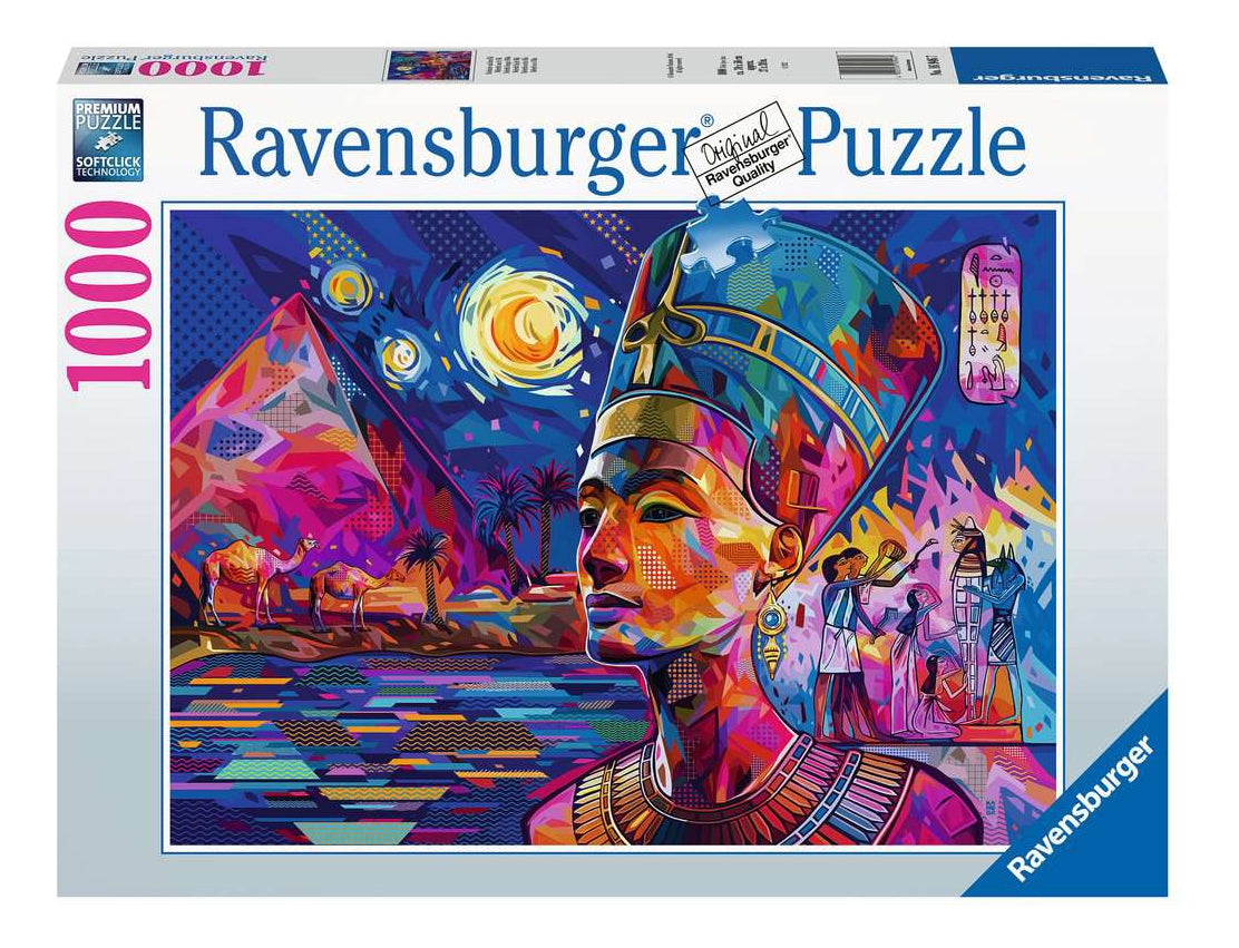 Rompecabezas Nefertiti Egipto Piramides 1000 Pz Ravensburger