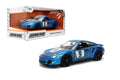 Jada Toys Hyper-Spec 1:24 2007 Porsche 911 Turbo (997) Coche Fundido a presión  Puertas de Apertura, Campana, Maletero, neumáticos de Goma (Azul metálico)