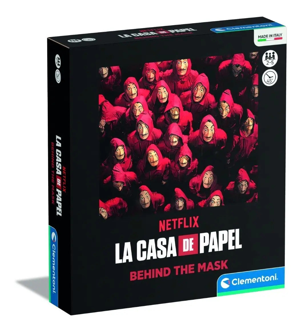 La Casa De Papel Behind The Mask Juego Mesa Clementoni