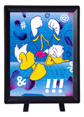 Rompecabezas Disney Pato Donald 150 Piezas Miniatura Con Caballete Plástico Resistente No Necesita Pegamento