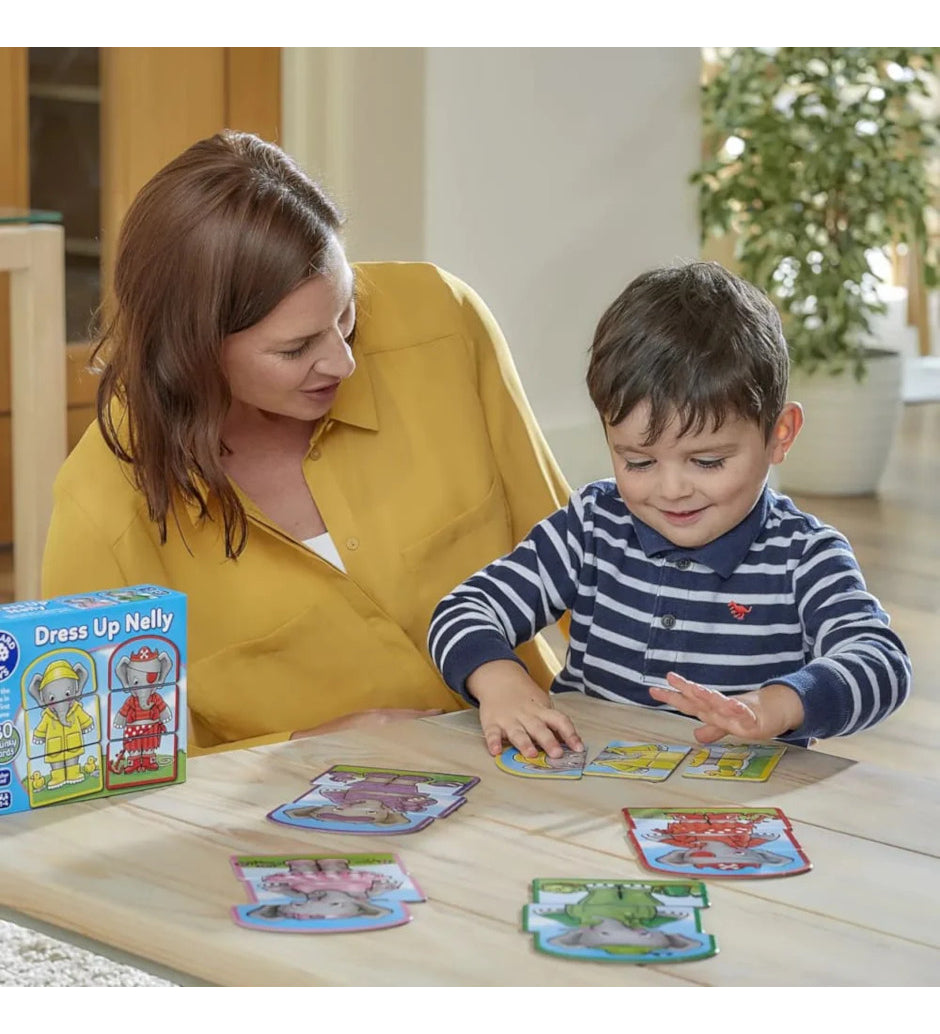 Juego Asociación De Colores Dress Up Nelly Game Orchard Toys