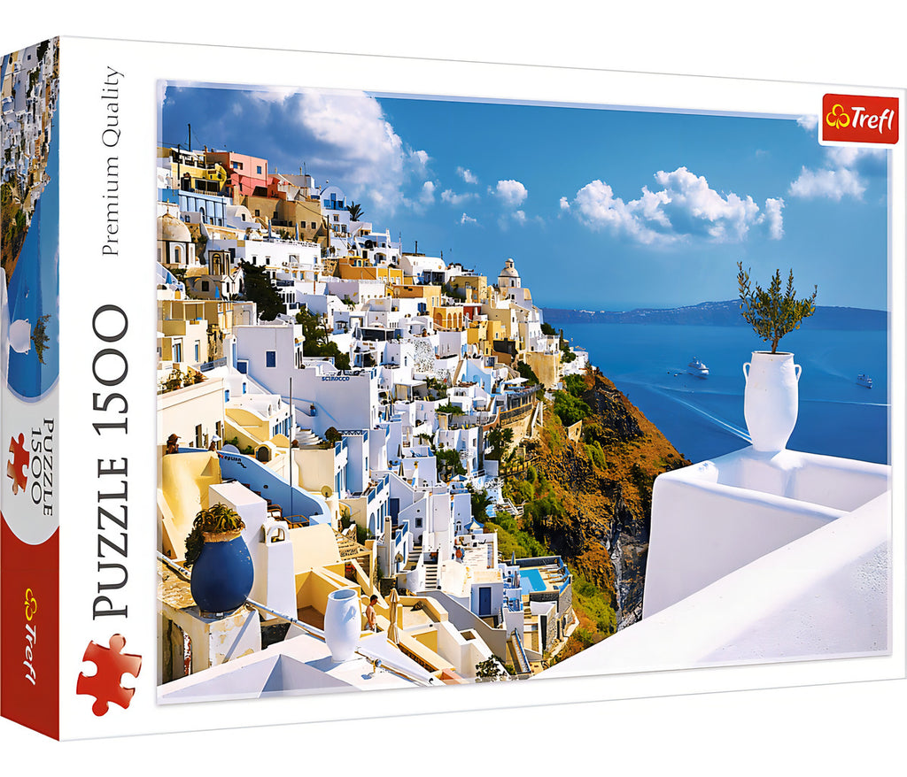 Rompecabezas Trefl Santorini, Greece 26119 De 1500 Piezas
