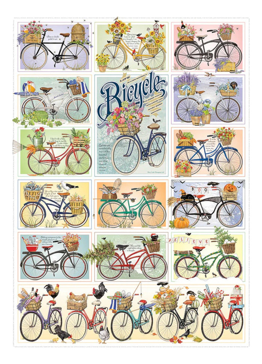 Rompecabezas Bicicletas Cobble Hill 1000 Piezas