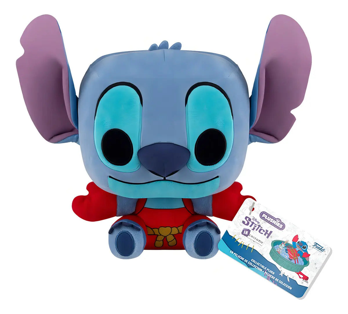 Kit Stitch: Dominó Inglés Acrílico Animation + Funko Pop Plush Stitch Sebastian + Rompecabezas 1000 Pzs