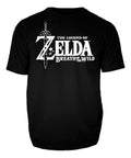 Legend Zelda Playera Bioworld Niño Blanco Con Negro