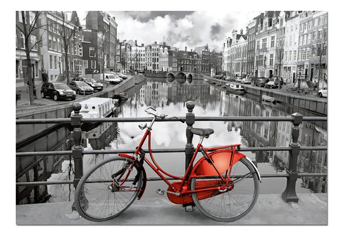 Amsterdam Bicicleta Blanco Y Negro Rompecabezas 1000pz Educa