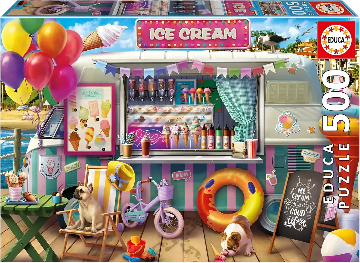Rompecabezas Furgoneta De Helados 500 Piezas Educa