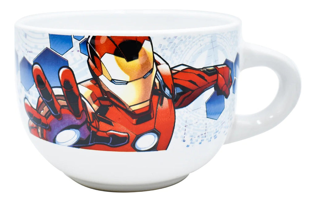 Taza Jumbo Iron Man Capitan America Avengers 820 Ml Cerámica