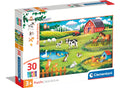 Rompecabezas 30 Piezas Granja De Animales Para Niños