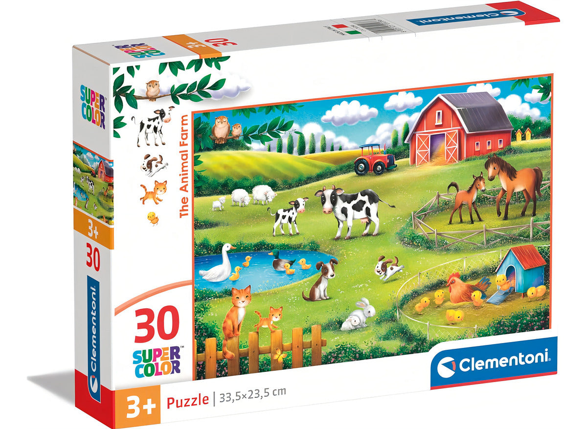 Rompecabezas 30 Piezas Granja De Animales Para Niños