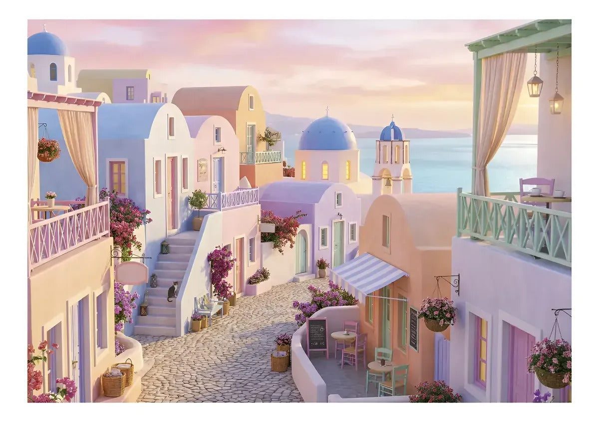 Rompecabezas Puzzle Santorini De Ensueño 1000 Pcs Educa