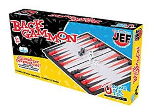 Juego De Mesa Backgammon Diako Magnético 5461 Con Fichas Y Dados