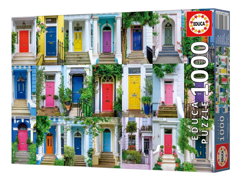 Rompecabezas 1000 Piezas Puertas De Notting Hill Educa