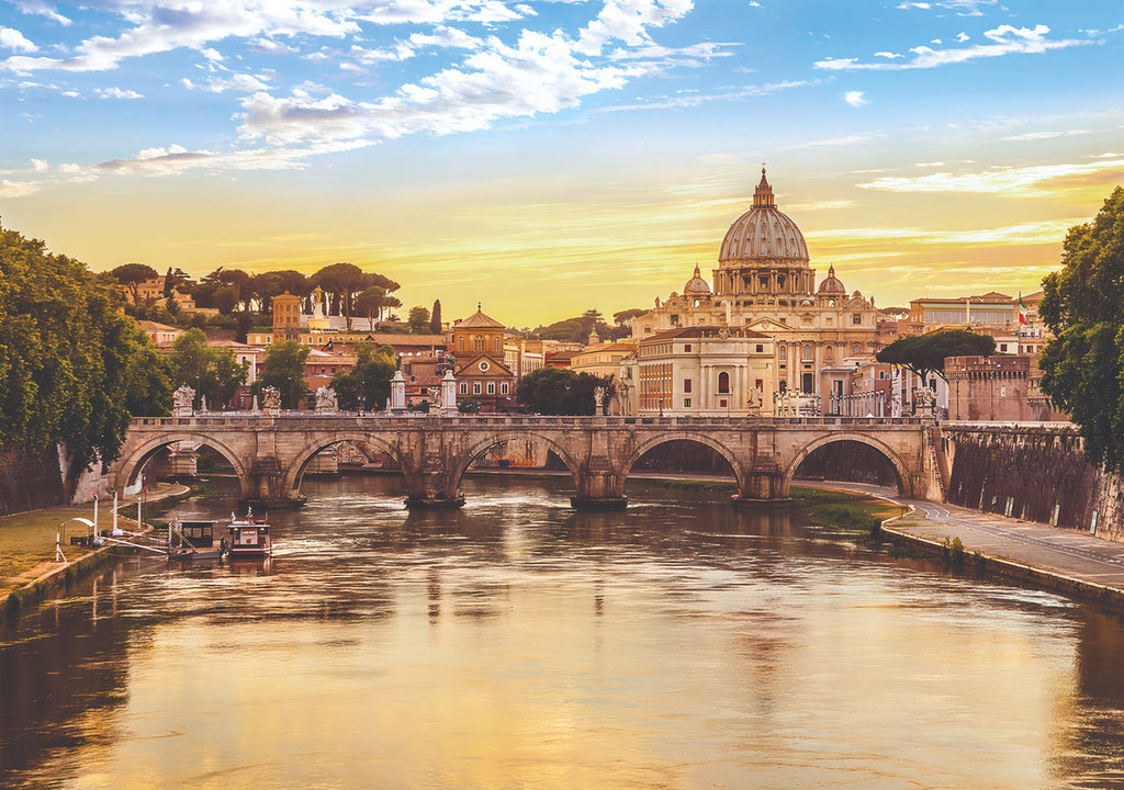 Rompecabezas Roma Y Vaticano 1500pz Clementoni Italia Puente