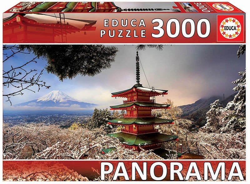Rompecabezas: Monte Fuji Y Pagoda Chureito (3000 Piezas)