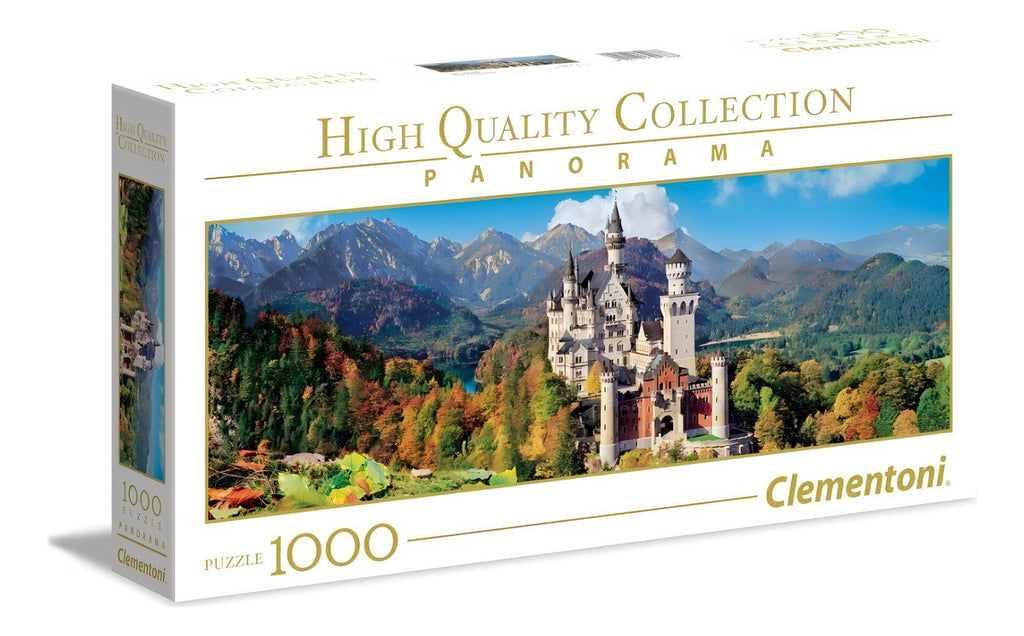 Neuschwanstein Castillo Panorama Rompecabezas 1k Clementoni