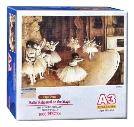 Degas Ensayo De Ballet Mini Rompecabezas 1000 Piezas Tomax