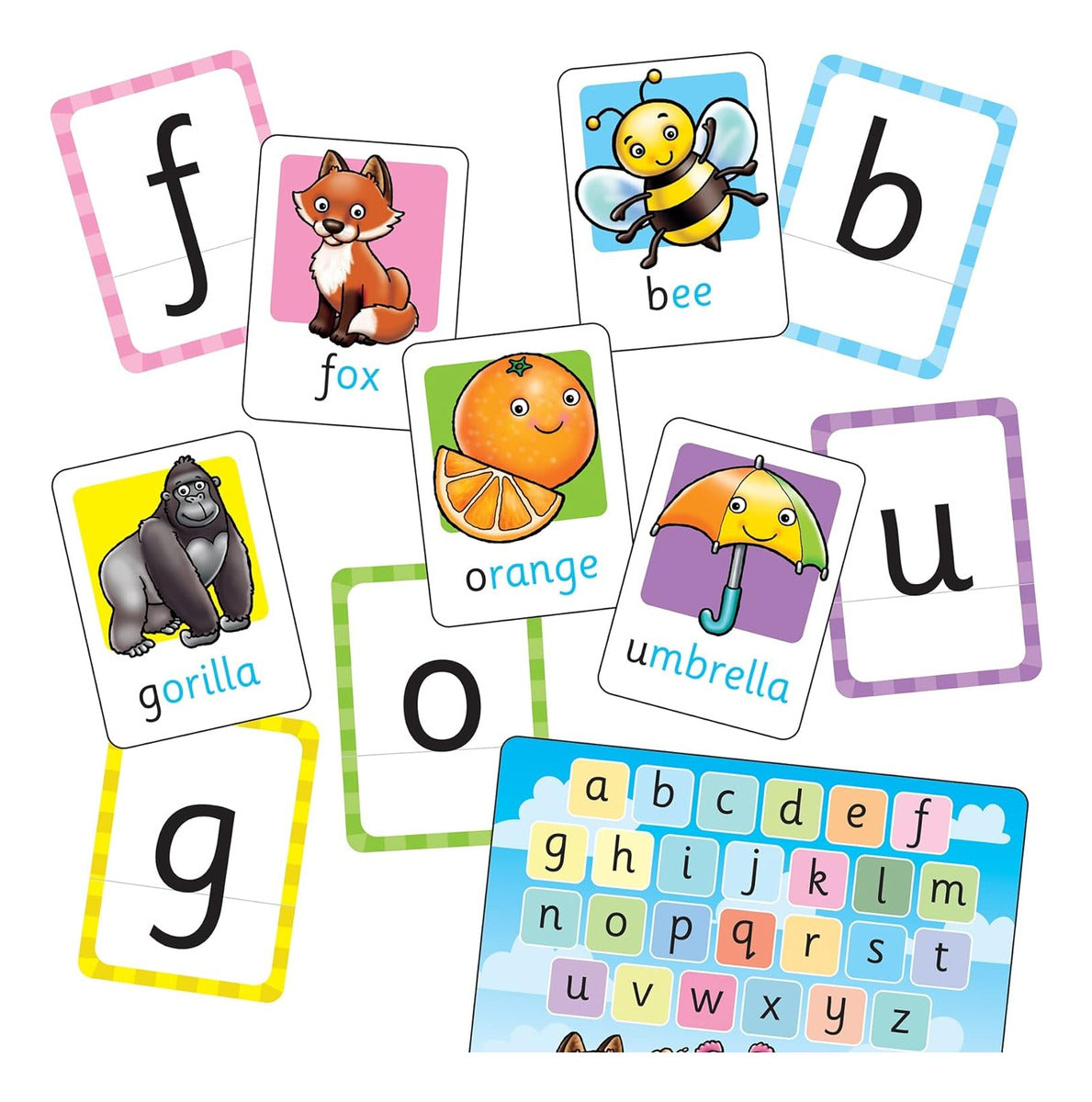 Alphabet Flashcards Orchard Toys Juego Educativo