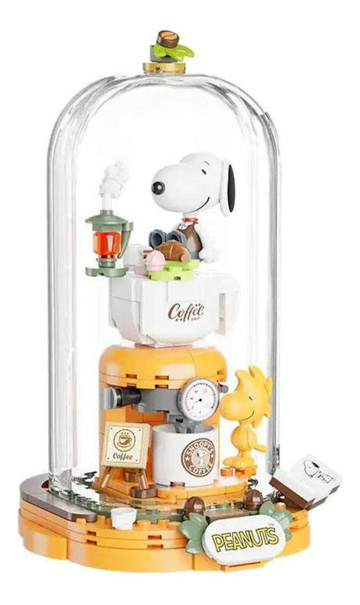 Juego Construcción Snoopy Pantasy Peanuts Coffee Time
