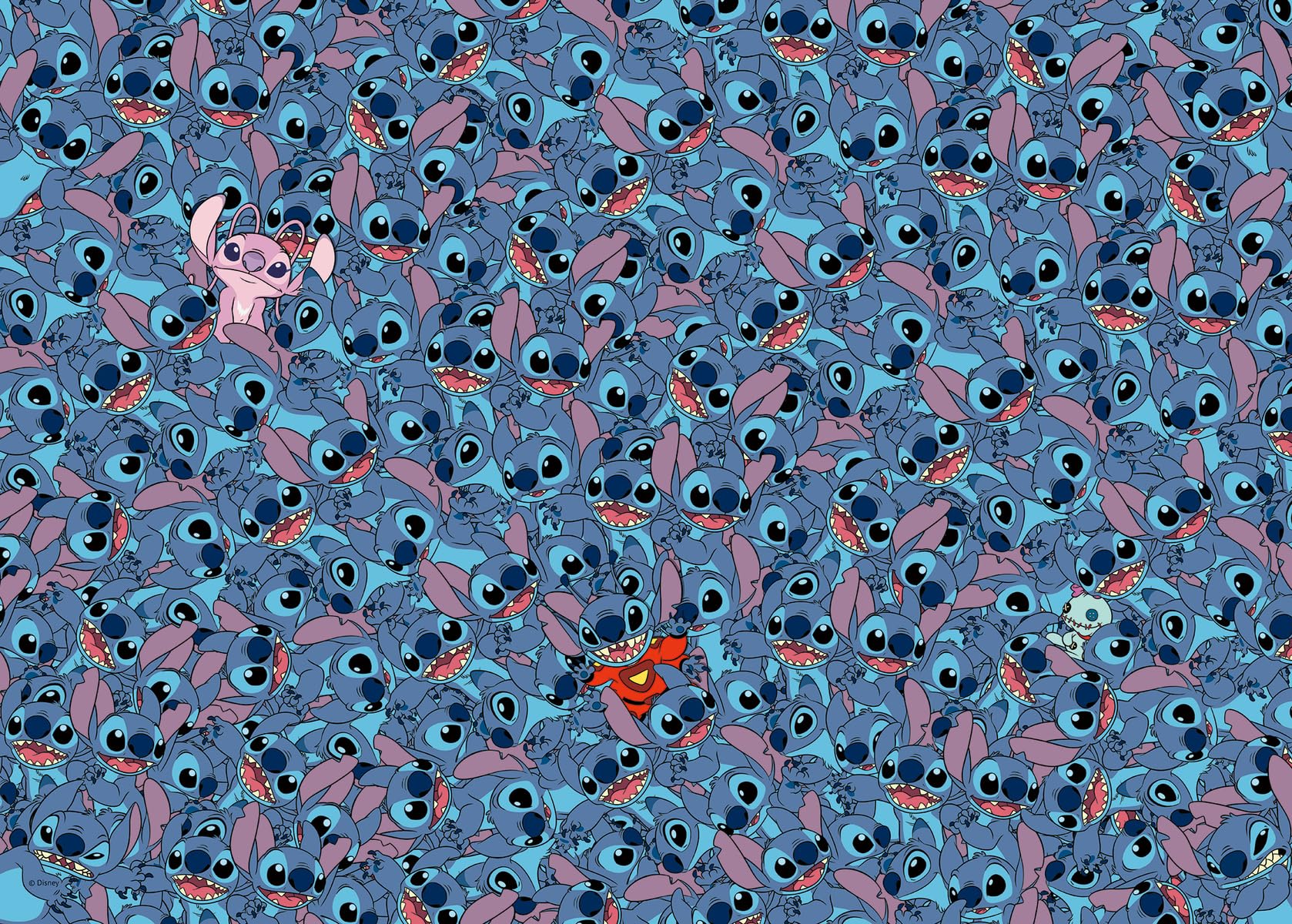 Ravensburger Puzzle Stitch Challenge 1000 Piezas | Rompecabezas de Lilo & Stitch para Adultos y Niños | Corte Preciso y Calidad Premium Alemana | Idea de Regalo Original | Medidas 70 x 50 cm