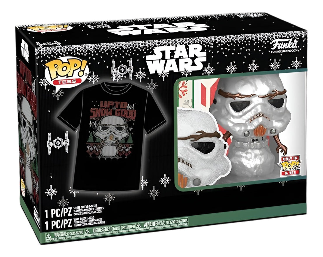 Figura 557 Cabeza Oscilante Y Playera G Star Wars Holiday Stormtrooper Funko Pop!