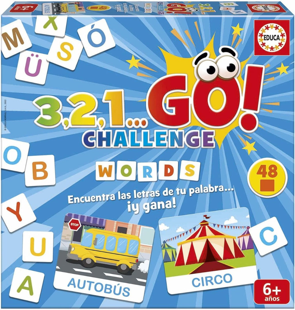 Juego De Mesa 3,2,1 Go Reto Palabras Educa 19391