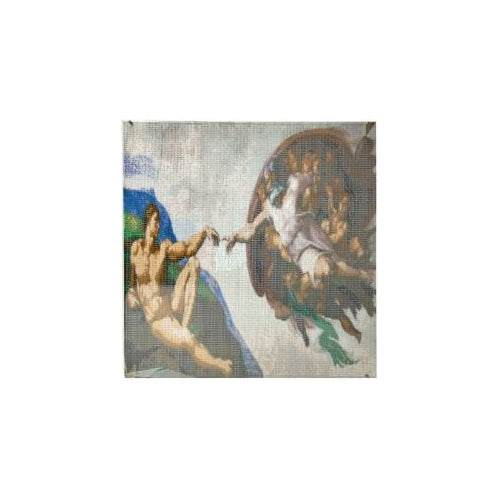 Kit Pintura Arte Diamantes Creación De Adán Dm-69 Educar