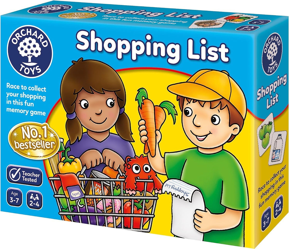 Juego Memoria Lista De Compras Shopping List Orchard Toys