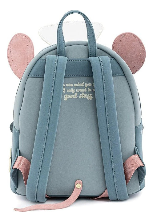 Loungefly Disney Pixar Mini Mochila Ratatouille Remy Color Azul Claro Diseño De La Tela Liso