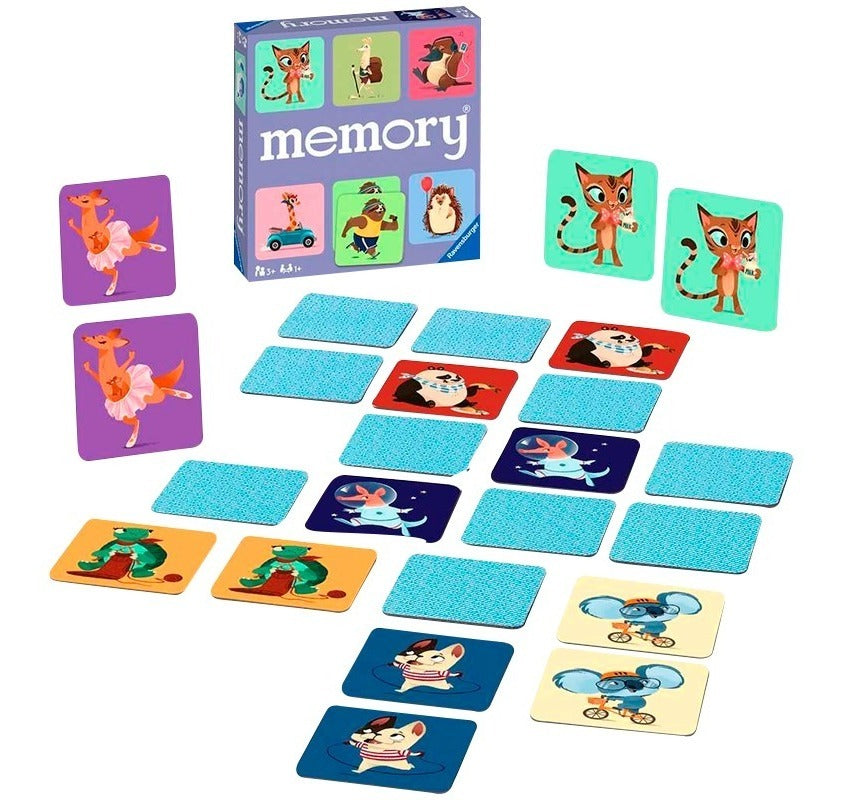Memoria Juego De Mesa Animalitos Salvajes Ravensburger