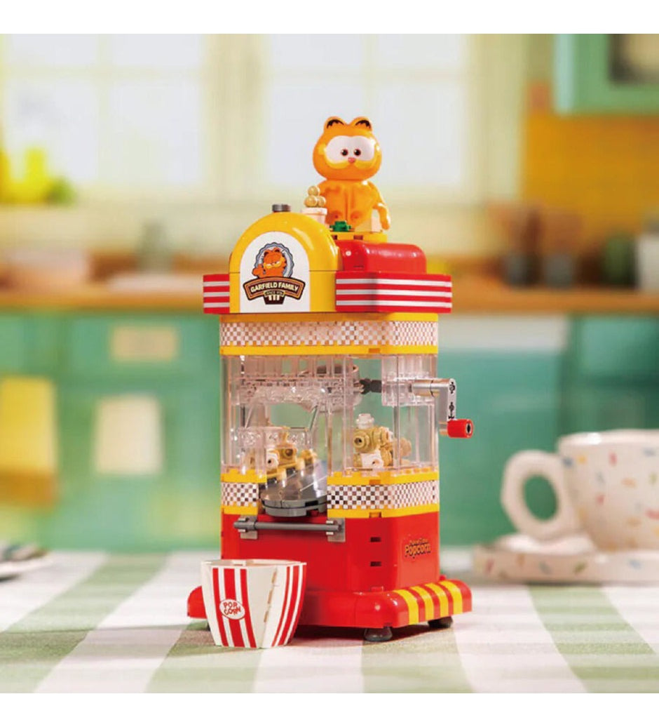 Juego Construcción Pantasy Garfield Máquina Palomitas