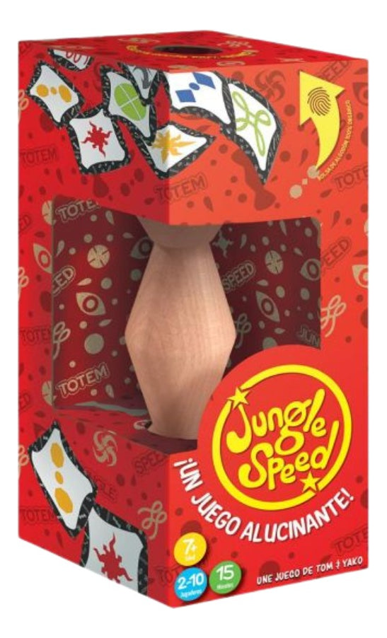 Juego De Mesa Jungle Speed De Asmodee  Reflejos Y Velocidad  Incluye 70 Cartas, Tótem, Bolsa Y Reglamento  Diversión Para Familia Y Amigos