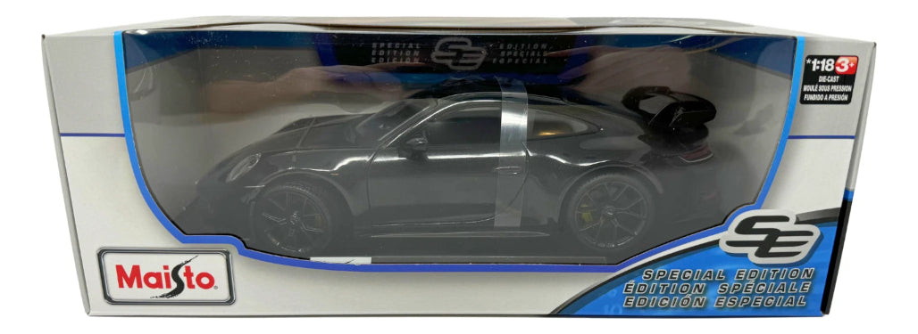 Auto De Colección Porsche 911 Gt3 Maisto 1:18 Negro