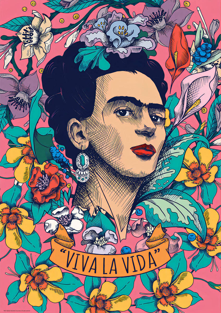 Rompecabezas 500 Piezas Frida Kahlo Arte Educa Borras Vertical 48x34cm
